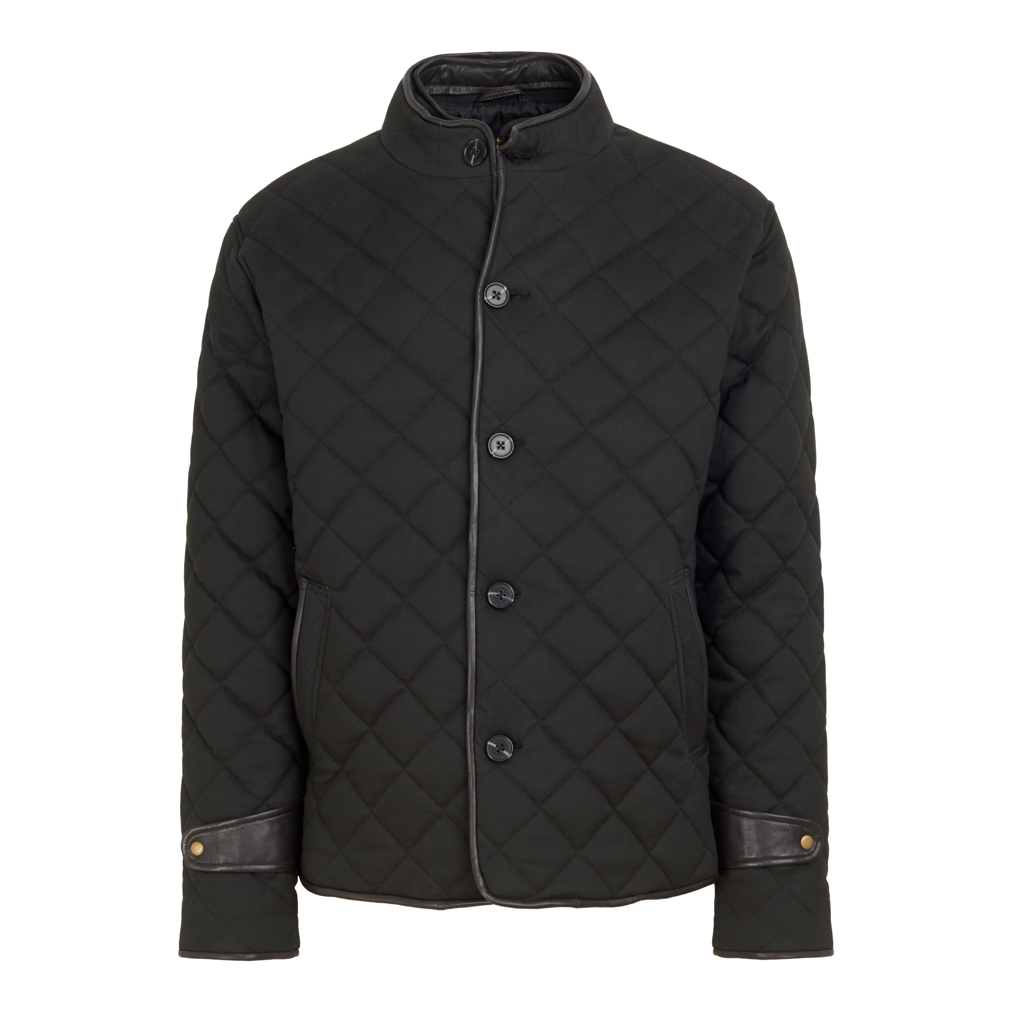 Mens Quilted Cotton Jacket - Queenspark