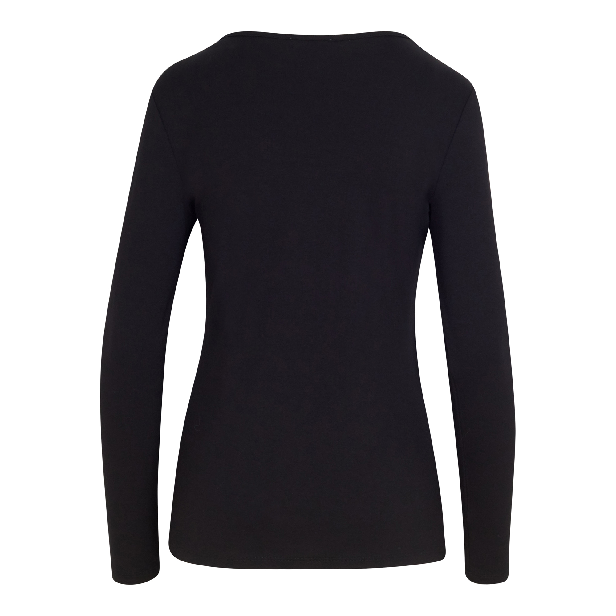 Scoop neck Long sleeve knit top - Queenspark