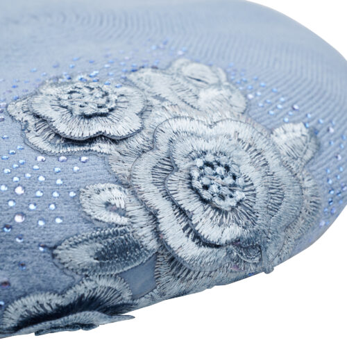Lds Knitted Flower Motif Beret - Queenspark