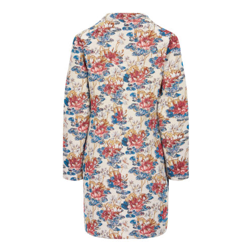Lds Woven Floral Jacquard Coat - Queenspark